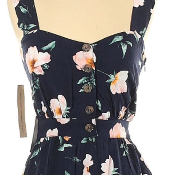 NWT Reformation Lanai Dress Floral Midi Cut Out XS - Picture 6 of 8